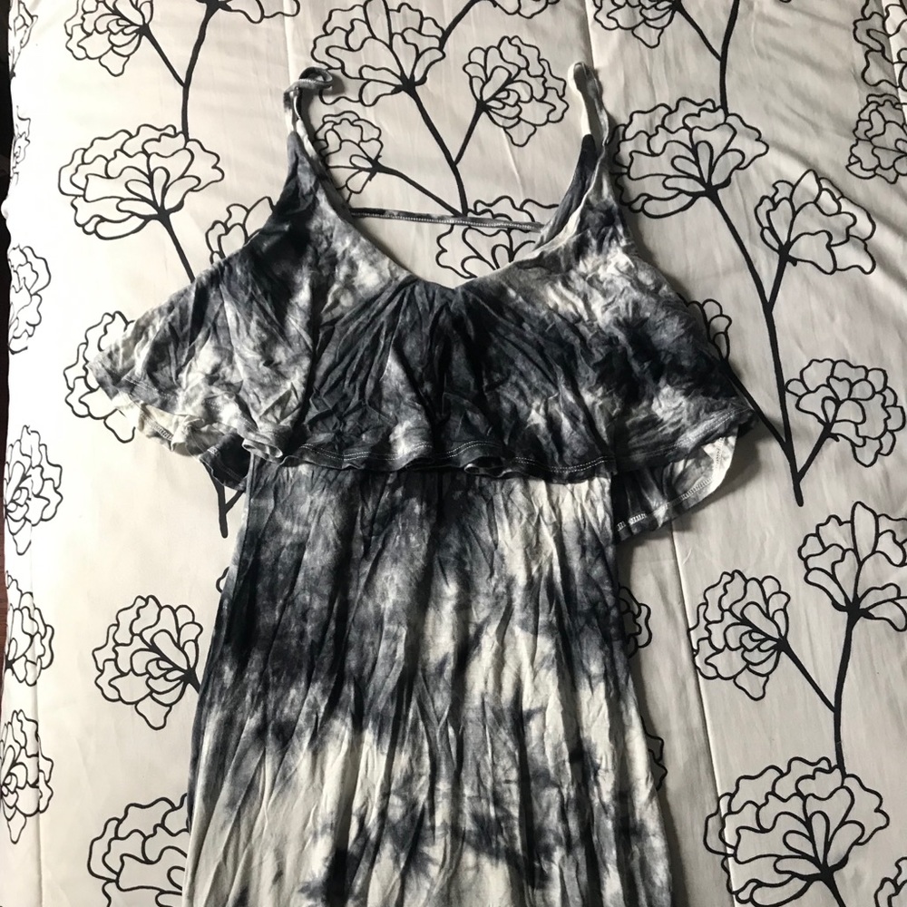 Acid wash maxi dress 🖤